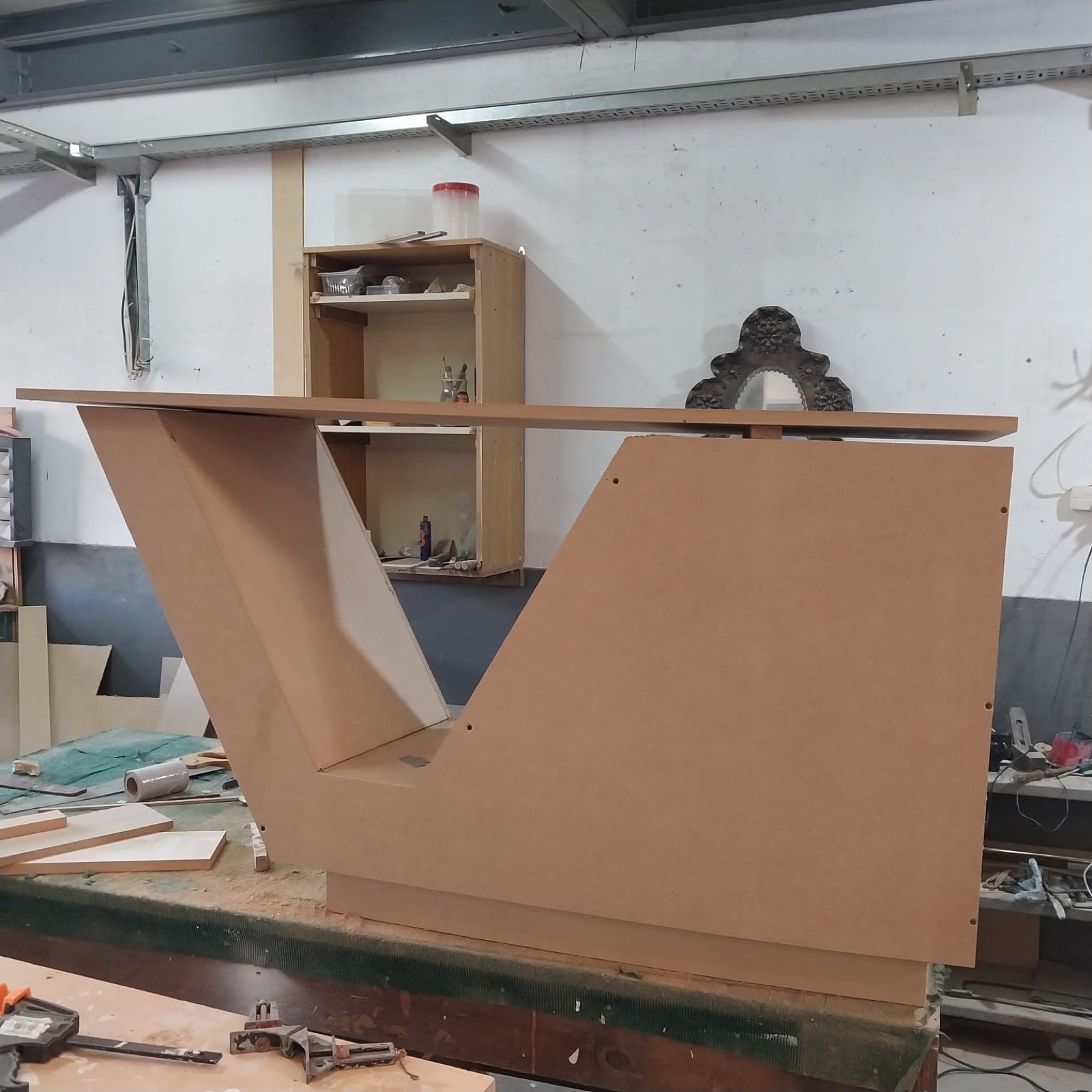 Pieza en fabricación en el taller RZC